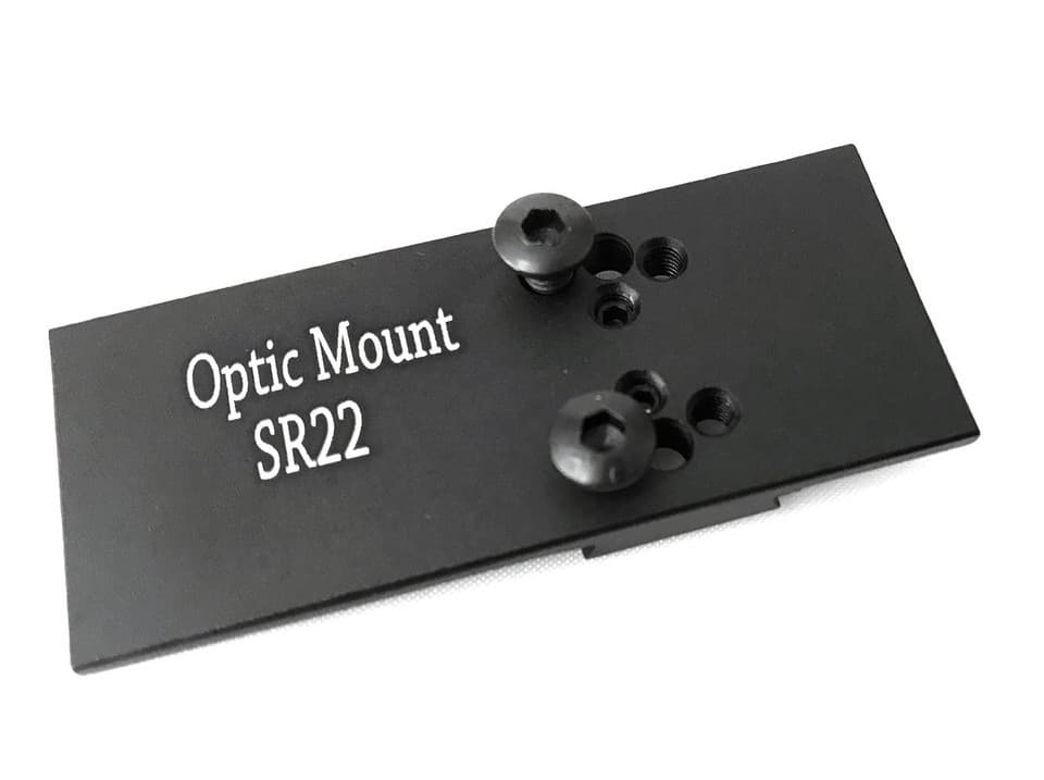 RUGER SR22 Pistol Handgun Mount Plate for Vortex Venom, Burris Fastfire, Meopta,docter, Insight,Sig Sauer Romeo Zero,ADE Spike/NUWAApollo, Leupold Delta Point Pro, JP JPoint, Holosun 407k/507k,Swampfox Sentinel,Vortex DEFENDER-CCW Red Dot