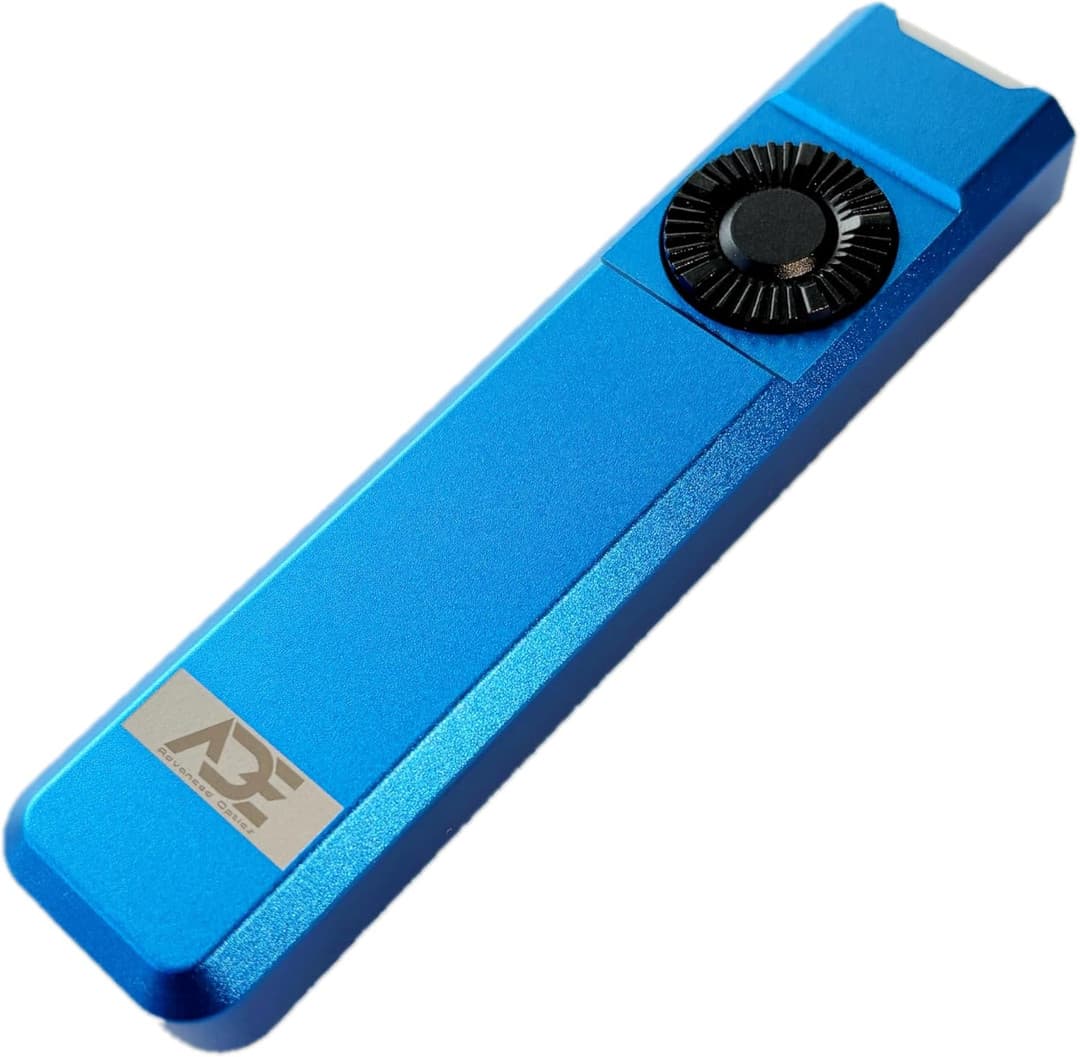 Ade Advanced Optics Pocket EDC Flashlight - 1000 Lumens, 3 Modes, Ultra-Slim 4.4-Inch Rechargeable Pen Light, Compact Inspection and Work Flashlight w/Long Runtime & Secure Carry Clip - Royal Blue — image 1