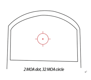 ADE Zantitium (RD3-015 PRO) PRO Series Motion Awake (Sensor Activated) Red Dot Sight with Multi Reticle System for Optics Ready Pistol Slide/Cut That is Compatible with Doctor Footprint — image 5