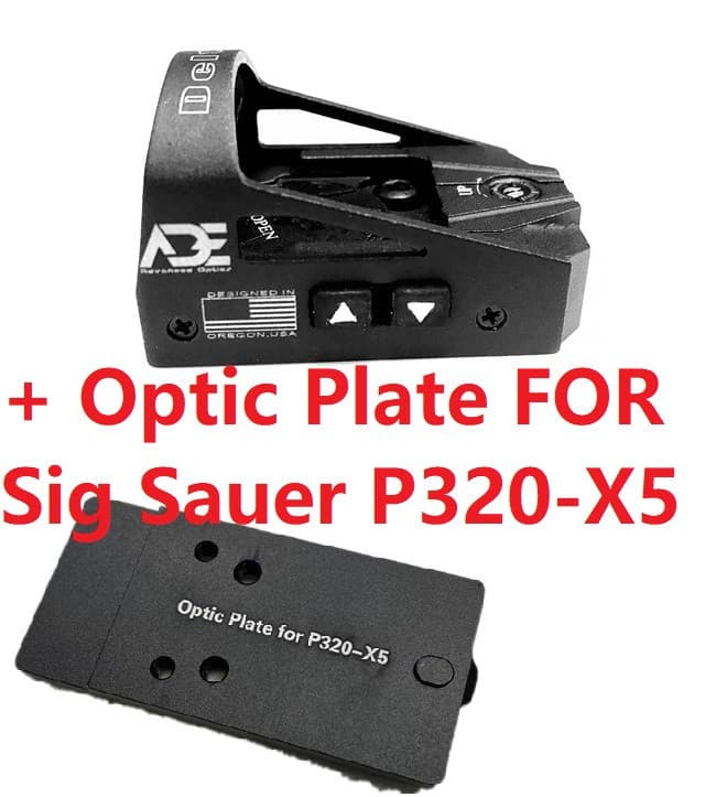 Ade Red Dot Mounting Plate/Base/Adapter for Vortex Venom/Razor/Viper, Burris Fastfire,Meopta,Docter, Insight to FIT Sig Sauer P320-X5
