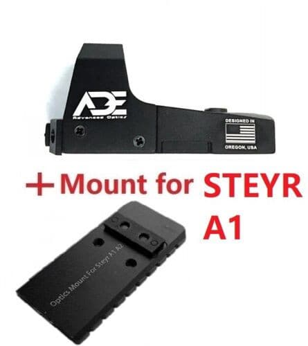 Ade Advanced Optics 2020 Red Dot Mounting Plate/Base/Adapter for Vortex Venom/Razor/Viper, Burris Fastfire,Meopta,Docter, Insight to FIT Steyr A1 Pistol