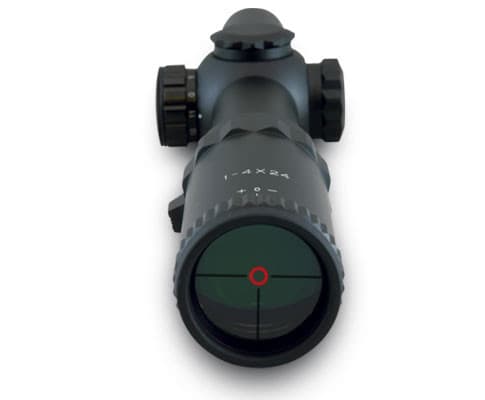 Ade Advanced Optics 1-4x24 illum Donut Dot Reticle Rifle Scope