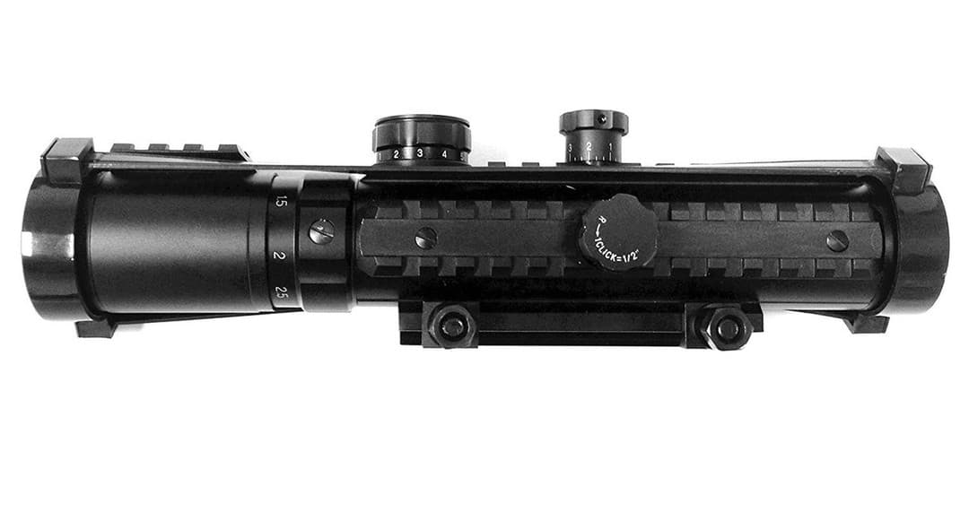 Ade Advanced Optics BE1-3X30IR Premium Illuminated Red Cross Electro Sight Riflescope, 1-3x30 Rifle Scope — image 1