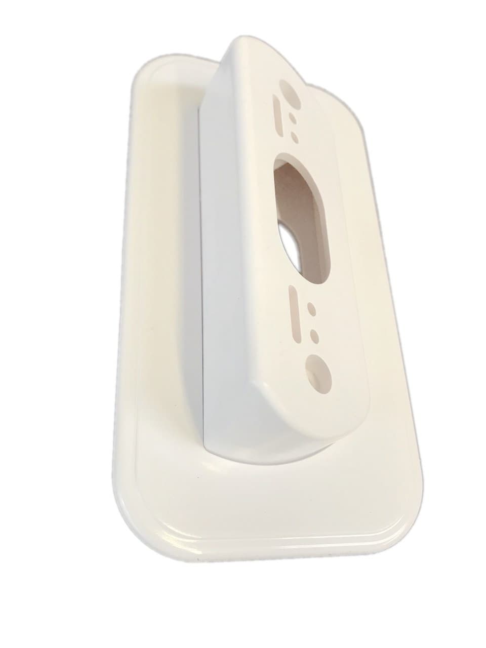 Ade Advanced Optics Wall Plate with 30 Degree L/R Wedge Angled Mount for Nest Hello Doorbell - WHITE — image 1