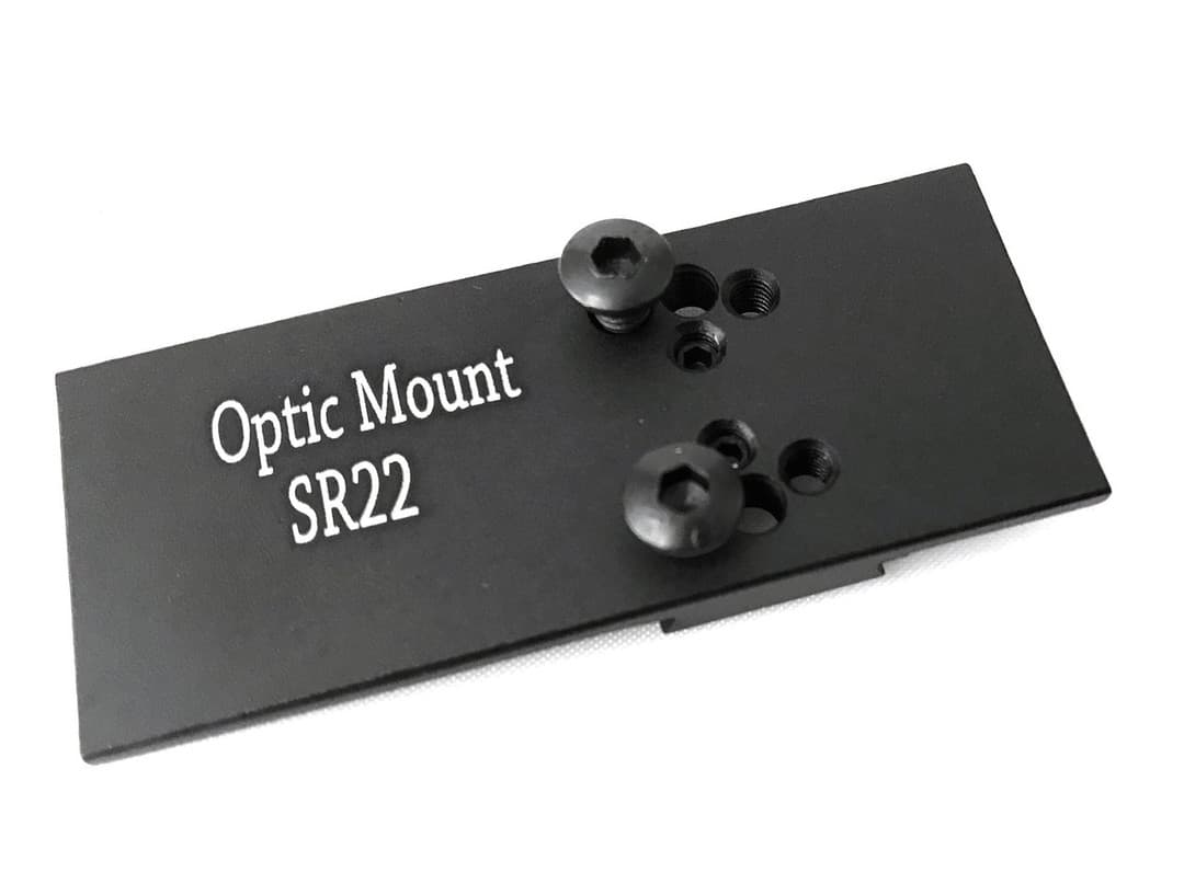 RUGER SR22 Pistol Handgun Mount Plate for Vortex Venom, Burris Fastfire, Meopta,docter, Insight,Sig Sauer Romeo Zero,ADE Spike/NUWAApollo, Leupold Delta Point Pro, JP JPoint, Holosun 407k/507k,Swampfox Sentinel,Vortex DEFENDER-CCW Red Dot