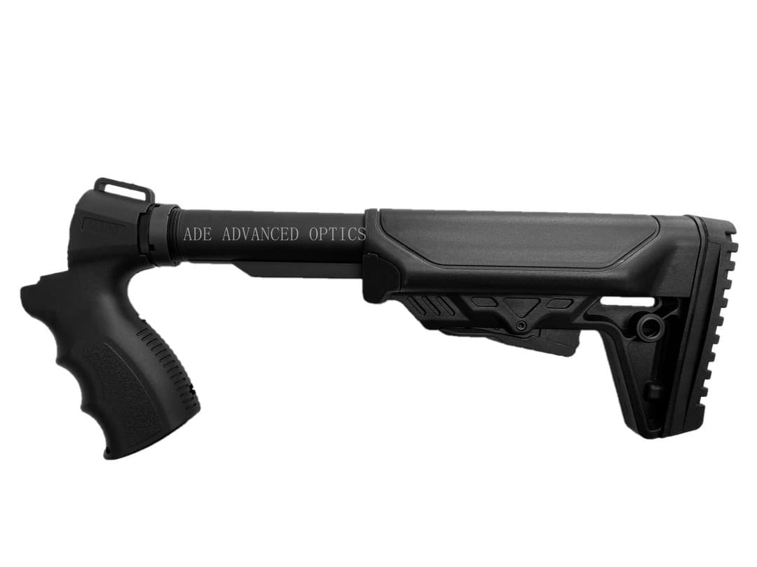 12/20 GA SHOT GUN "MADE IN USA" Tactical COBRA Stock + Pistol Grip + Buffer tube +Castle Nut - COMPLETE KIT for Mossberg 500 535, Maverick 88 — image 1