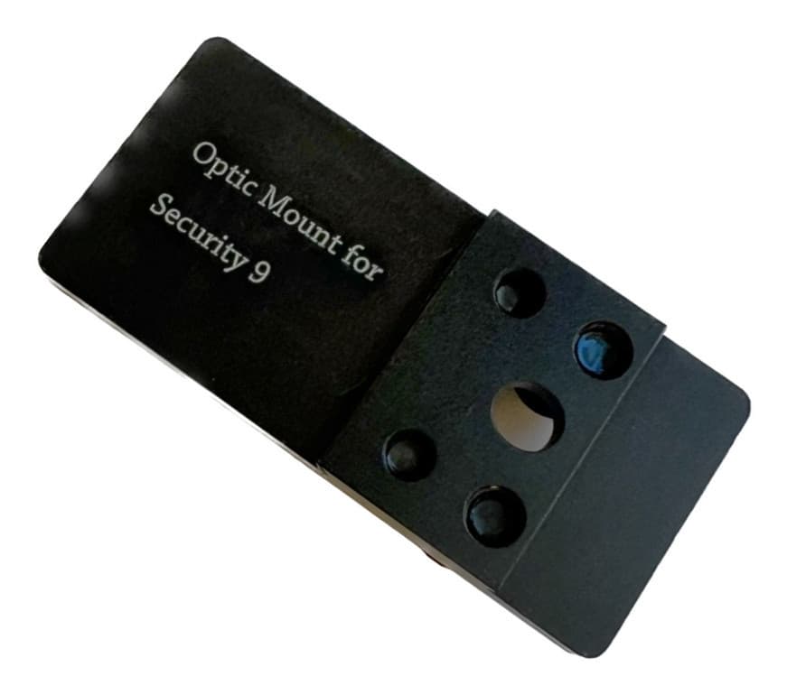 ADE Pistol Mount Plate for Ruger Security 9 Pistols to fit Vortex venom/Viper/DEFENDER-CCW, Burris Fastfire, Docter, Sig Sauer Romeo Zero, ADE Spike/NUWA/Apollo, Leupold Delta Point Pro, JPoint, Holosun 407K/507K,Swampfox Sentinel Red Dot
