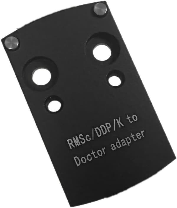 ADE RMSc to Doctor Adaptor Converter Mounting Plate for converting Any Optic Cut/Plate with RMS, Footprint to Accept red dot Such as Doctor/Vortex Venom/Burris Fastfire