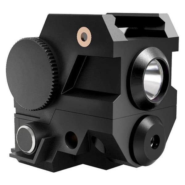 Ade Advanced Optics ALCB-2 Mini Tactical Sub Compact Rail Mount Green Laser Sight with LED Flashlight, Black