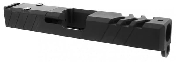 GLOCK 19 G19 9MM SLIDE, WITH RMR Optics Cut, With Cover Plate - Works with olymer80 frames - Works with Trijicon RMR/SRO, Holosun 407C/507C/508T, ADE RD3-019 Stingray, RD3-020 Raptor, RD3-023 Valkyrie Gen2