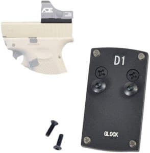Ade Advanced Optics Red Dot Mounting Plate for Ruger Mark I, II, III, IV Mark 1,2,3,4 Pistol to FIT meopta, Insight, Eotech MRDS, Vortex Venom/Razor/Viper Red Dot Sights