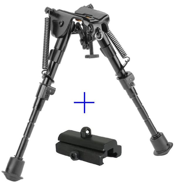 5 level 6"-9" rifle Bipod Fore grip Metal Mount TACTICAL folding Picatinny rail by Ade Advanced Optics