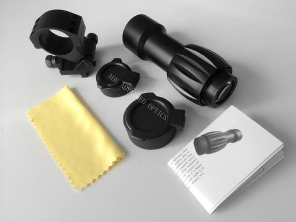 Ade Advanced Optics Tactial 3X Magnifier Scope Sight with Flip To Side FTS Picatinny Weaver Rail Mount for Eotech Aimpoint