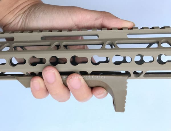 FDE HandStop/ Barricade Rest Tactical Super Slim Keymod Hand Stop rail cover Flat Dark Earth for handguard rail