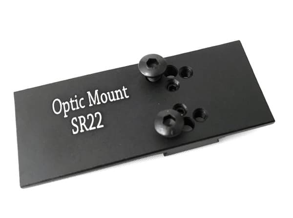 RUGER SR22 Pistol Handgun Mount Plate for Vortex Venom, Burris Fastfire, Meopta,docter, Insight,Sig Sauer Romeo Zero,ADE Spike/NUWAApollo, Leupold Delta Point Pro, JP JPoint, Holosun 407k/507k,Swampfox Sentinel,Vortex DEFENDER-CCW Red Dot