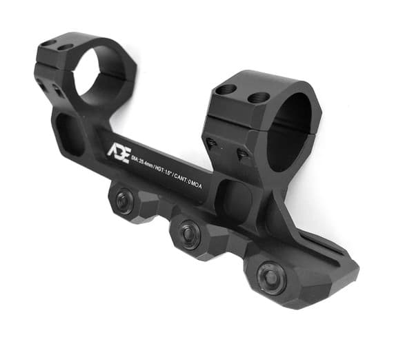 Ade Advanced Optics PS002 Easy-Clamp Cantilever One Piece Riflescope Mount - 1" inch