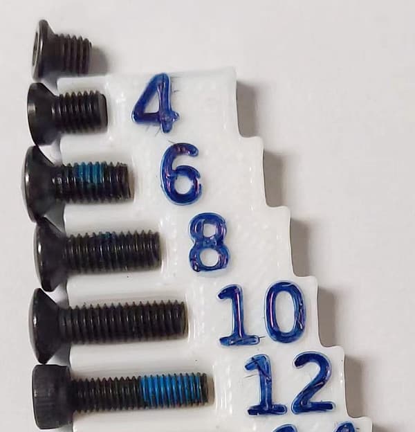 Mounting screw for ADE RD3 red dot and ADE pistol mountin Plates